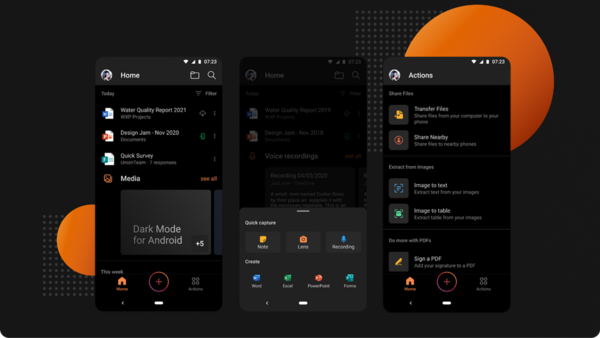 Microsoft Office app