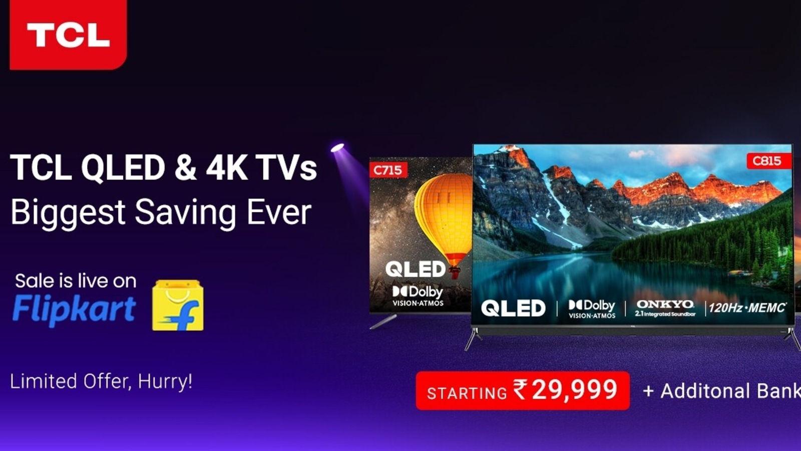 TCL offers on Flipkart TCL offers on Flipkart