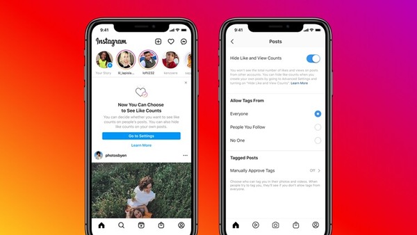 Instagram hide-like-count feature