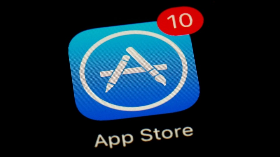 FILE PHOTO - This March 19, 2018, file photo shows Apple's App Store app in Baltimore.