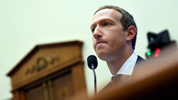 FILE - In this Oct. 23, 2019, file photo, Facebook Chief Executive Officer Mark Zuckerberg testifies before the House Financial Services Committee on Capitol Hill in Washington.
