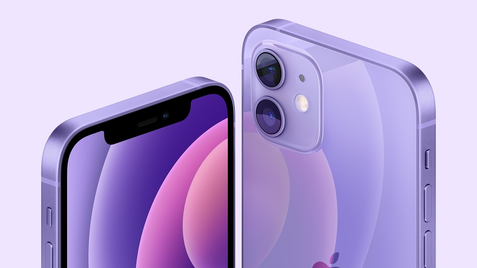 FILE PHOTO: Apple's iPhone 12 and iPhone 12 mini in the recently launched purple colour. FILE PHOTO: Apple's iPhone 12 and iPhone 12 mini in the recently launched purple colour.