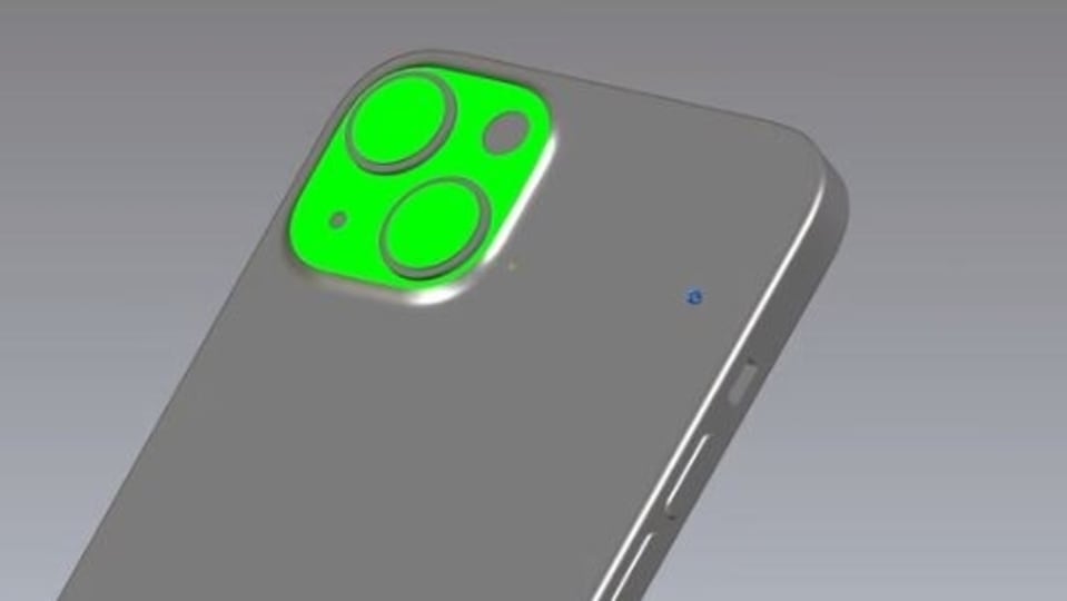 iPhone 13 CAD renders