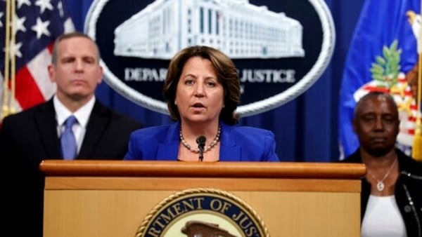 Deputy Attorney General Lisa Monaco announces the recovery of millions of dollars worth of cryptocurrency from the Colonial Pipeline Co. ransomware attacks as she speaks during a news conference with FBI Deputy Director Paul Abbate and acting U.S. Attorney for the Northern District of California Stephanie Hinds at the Justice Department in Washington, Monday, June 7, 2021. 