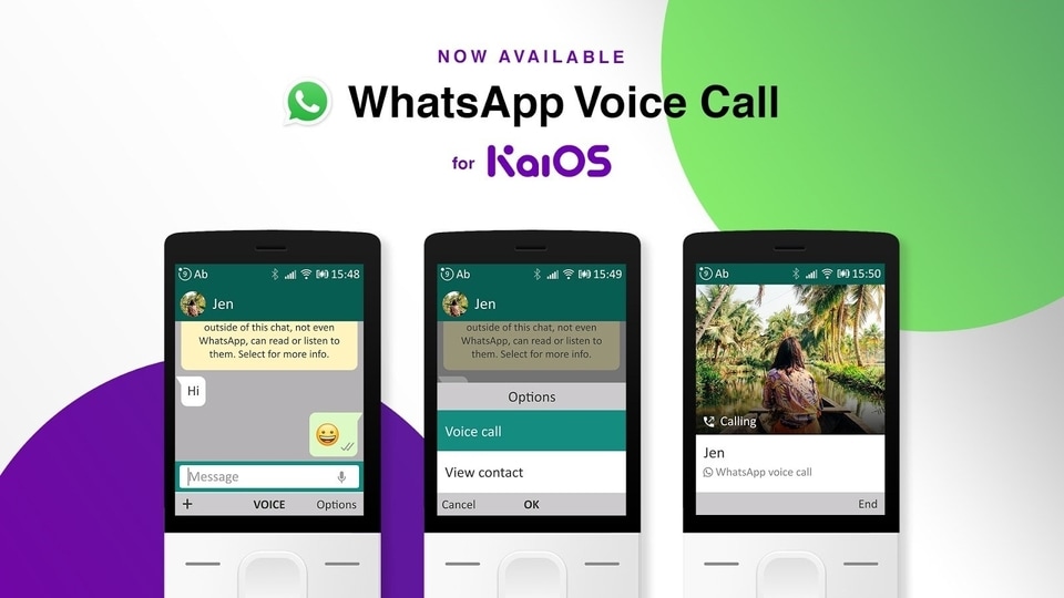 WhatsApp voice calls on KaiOS
