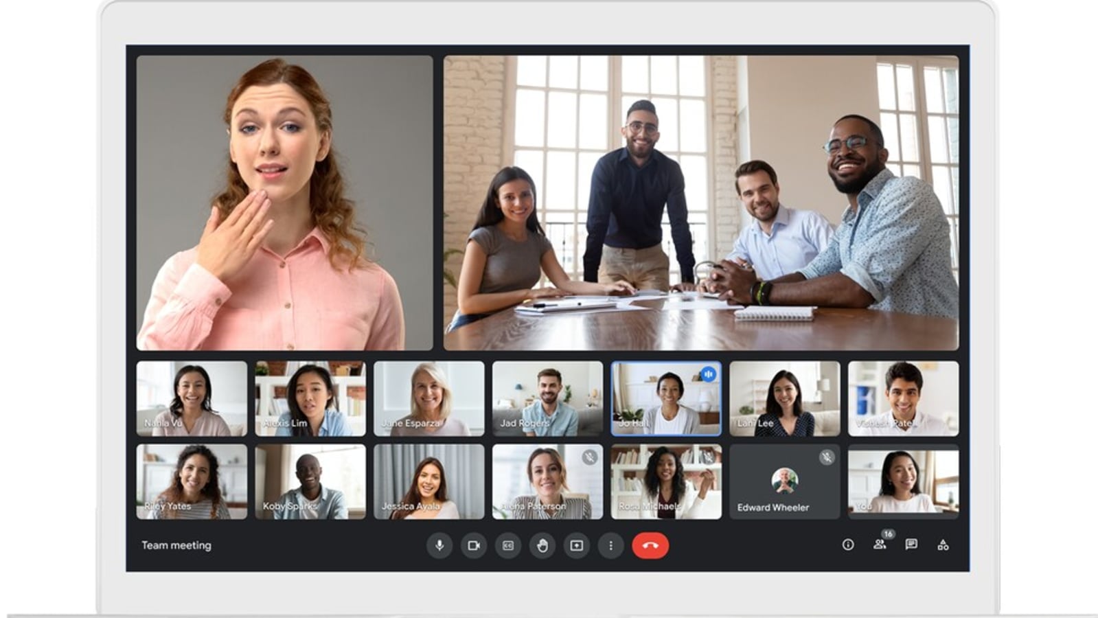 how to make group video call on google meet