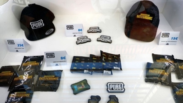 FILE PHOTO: Merchandising products are pictured at the PUBG Global Invitational 2018, the first official esports tournament for the computer game PlayerUnknown's Battlegrounds in Berlin, Germany, July 26, 2018. 
