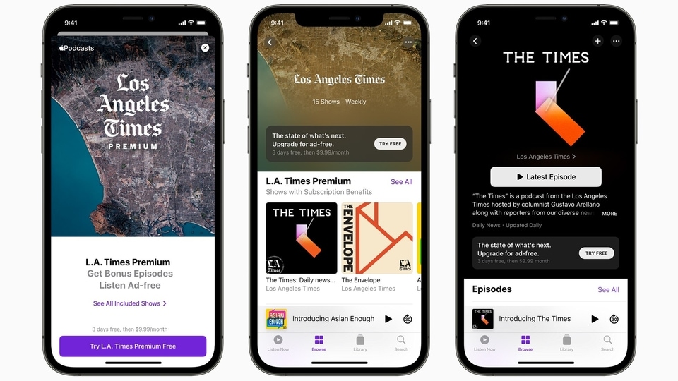 Apple had announced the Podcasts Subscriptions feature in April this year and it was supposed to roll out then itself. However, it got delayed since some creators were facing issues with uploaded shows.