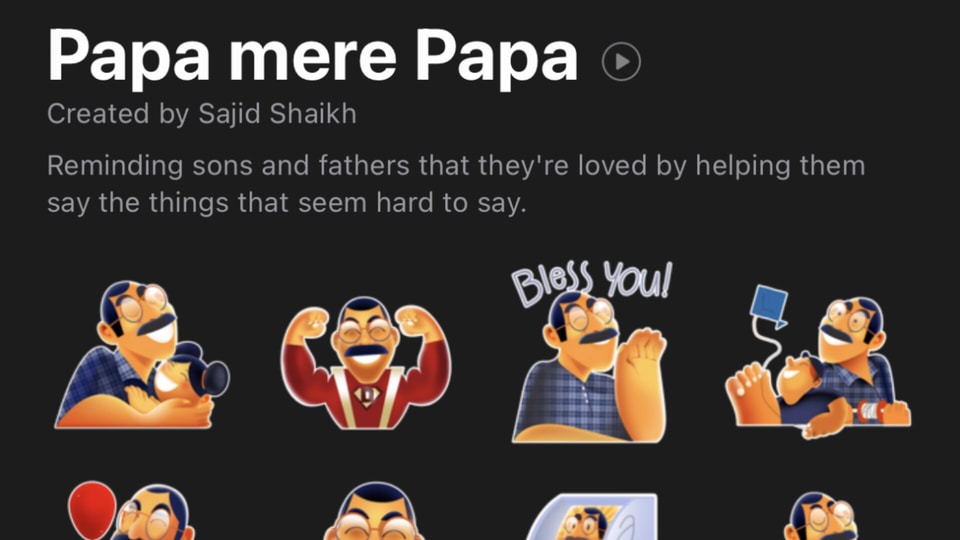 The Papa mere Papa sticker pack was first released in Indian and Indonesia, but has now been made global. 