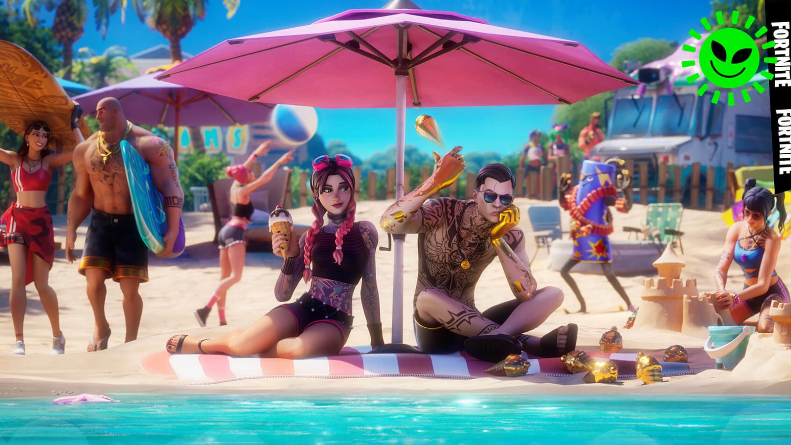 Fortnite: New Skins from the Summer Update!