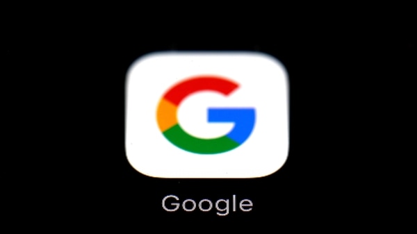 FILE - This March 19, 2018 file photo shows the Google app on an iPad in Baltimore. 