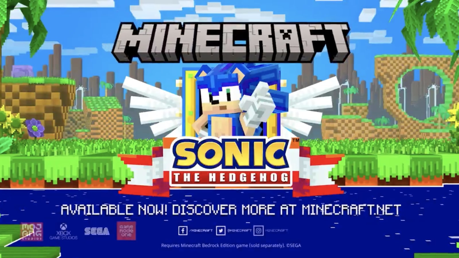 Minecraft Sonic The Hedgehog DLC Available Now! 