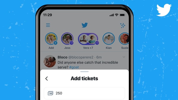 Twitter's recently announced Ticketed Spaces feature. 