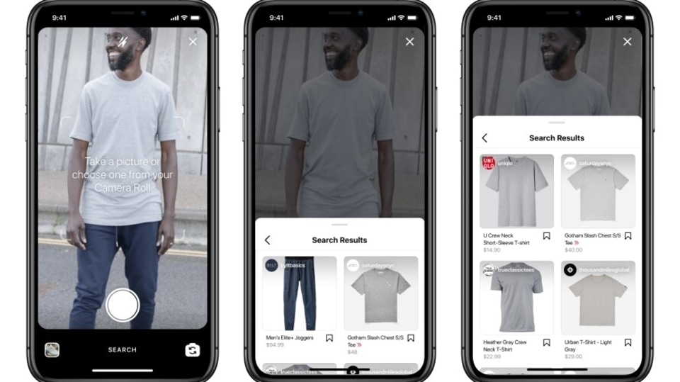 Instagram adds shopping via images, virtual try-on