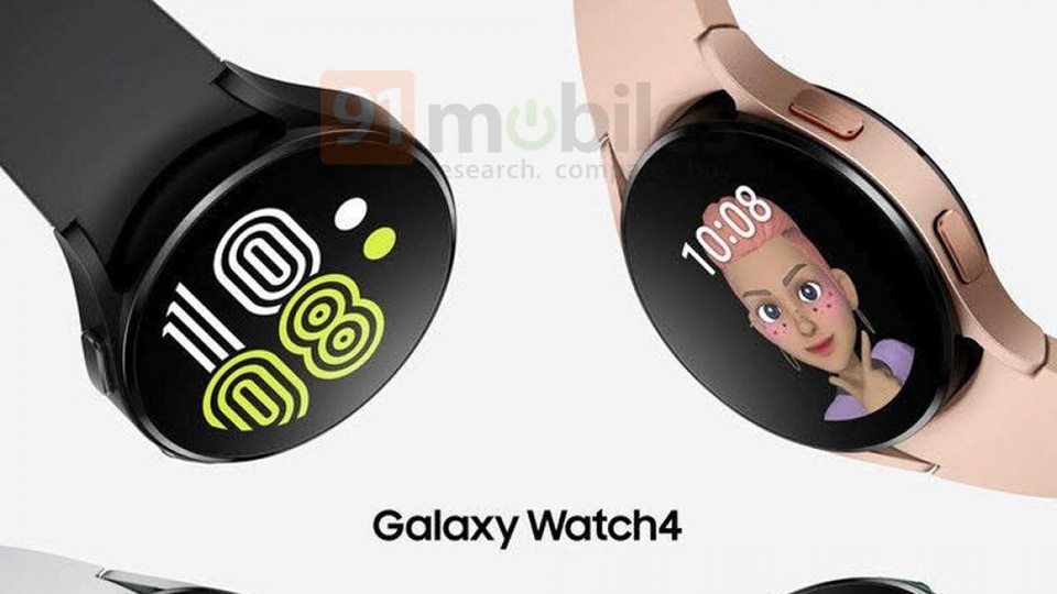 The sides of the Samsung Galaxy Watch4 appear to be curving to the shape of the wrist and the strap on the watch fastens with the mechanism we’ve seen on the Samsung Galaxy Watch Active2.
