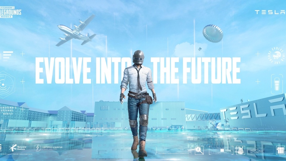 PUBG Mobile to feature Tesla in-game products.