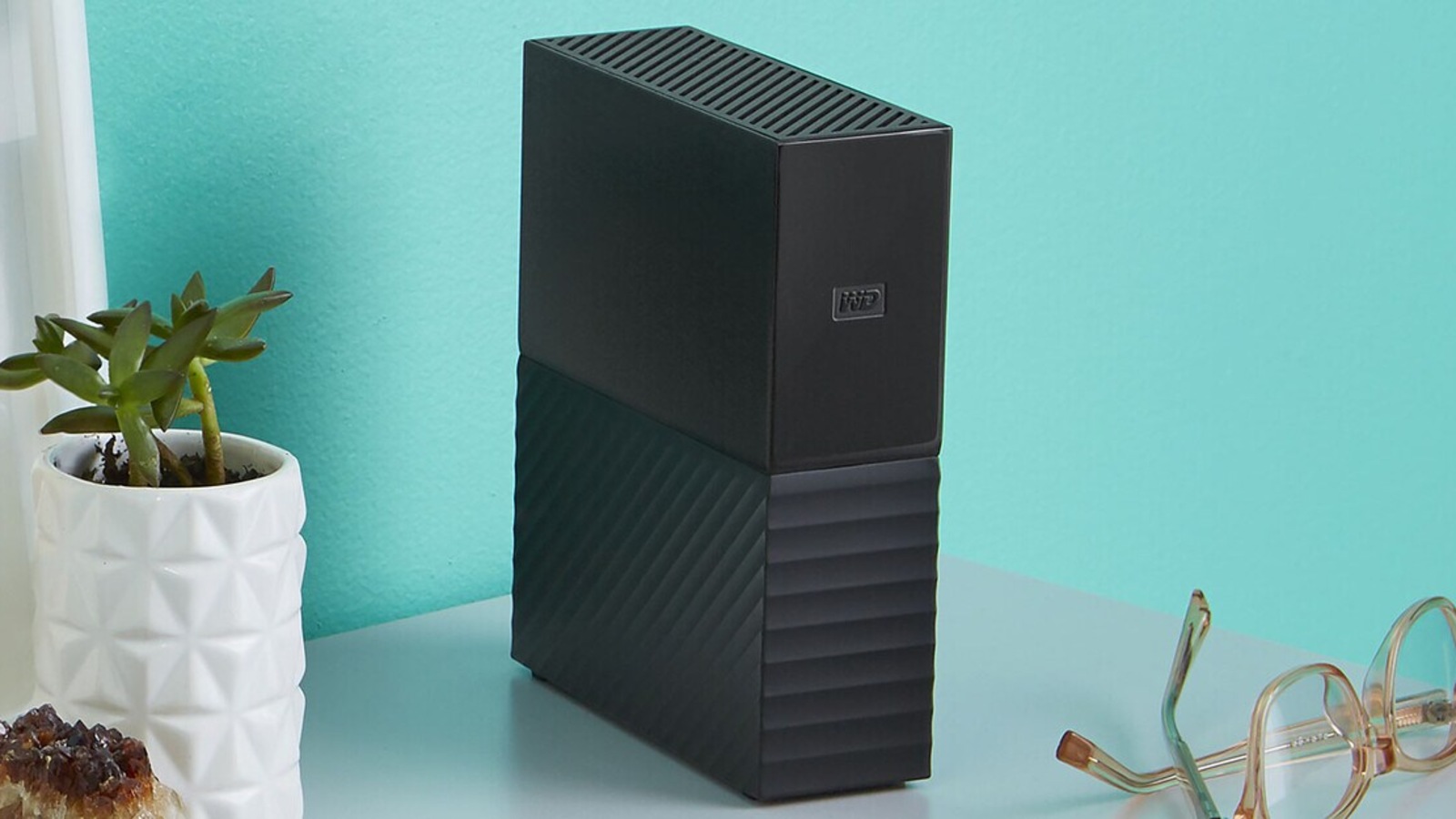 Western Digital's My Book Live NAS system. Western Digital's My Book Live NAS system.