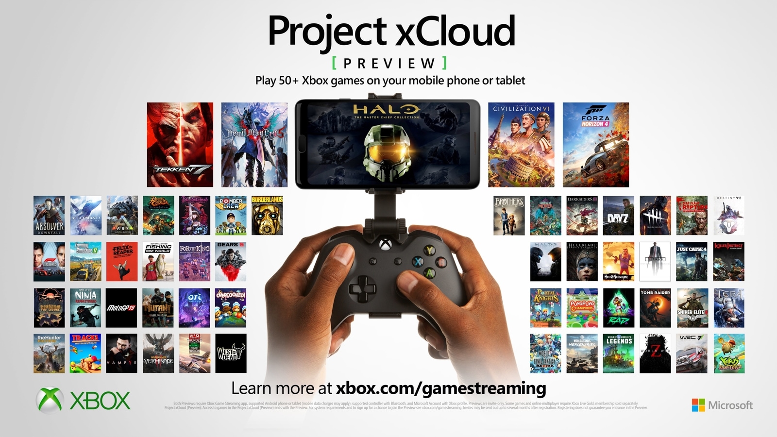 Play Xbox GamePass games on your LG TV via XCloud. 