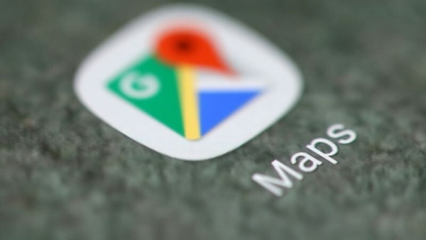 FILE PHOTO: The Google Maps app logo is seen on a smartphone in this picture illustration taken September 15, 2017. REUTERS/Dado Ruvic/Illustration/File photo