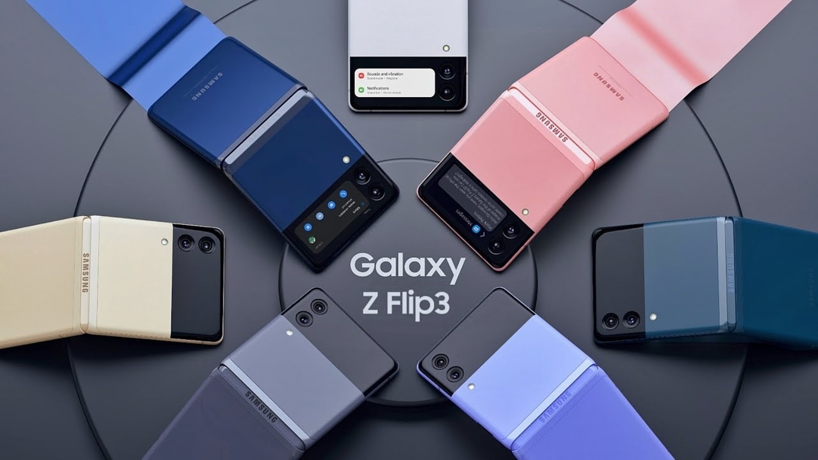 Samsung Galaxy Z Flip 3 leaked renders show it off in a rainbow of colors