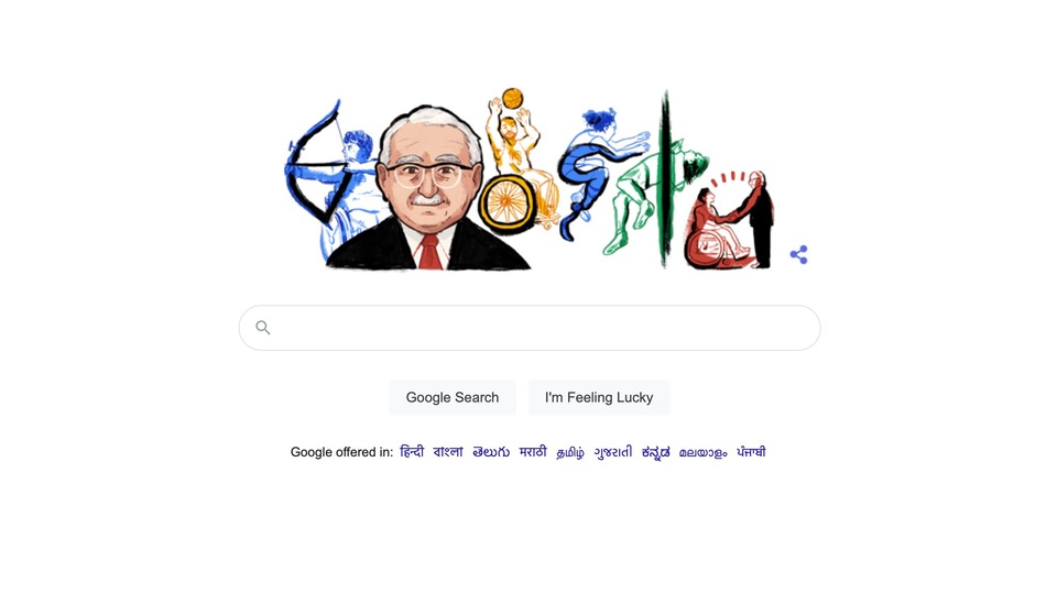 Today's Google Doodle honours Ludwig Guttmann. 