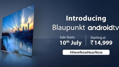 Blaupunkt's smart TVs are available in India exclusively via Flipkart. 