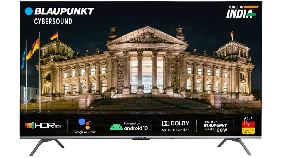 The Blaupunkt Android TV models launched in India today include - a 32-inch HD Ready Cybersound Android TV, a 42-inch FHD Android TV, a 43-inch Cybersound 4K Android TV, and 55-inch 4K Android TV.