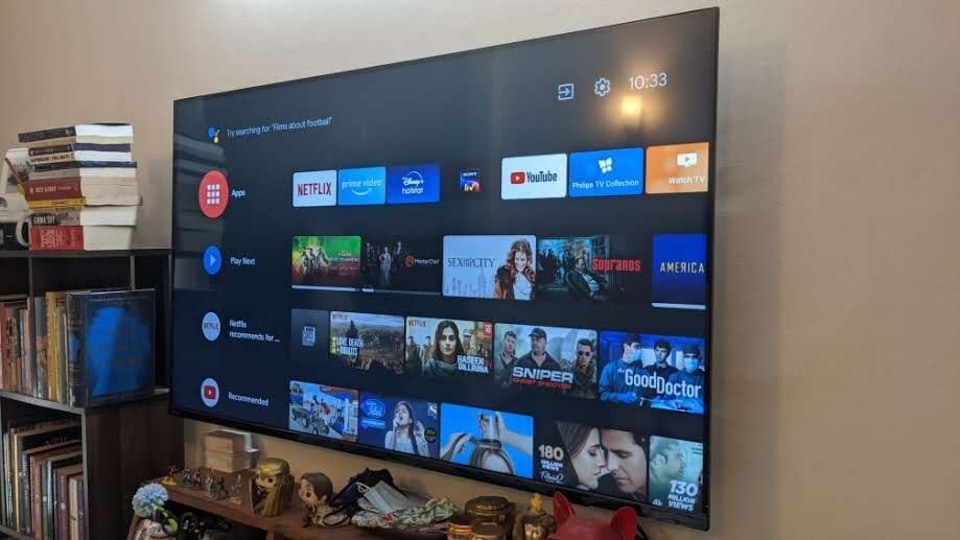  PHILIPS 55-Inch 4K UHD LED Android Smart TV with Voice Remote,  HDR10, Google Assistant and Chromecast Built-in : Electronics