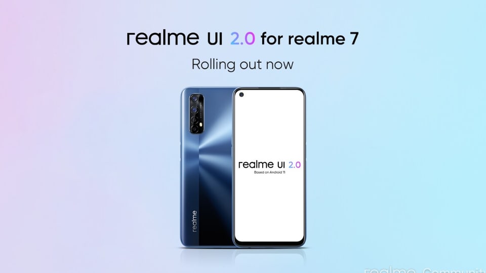 Realme 7 smartphone users should be getting an update that the company has rolled out, but some may not get it now