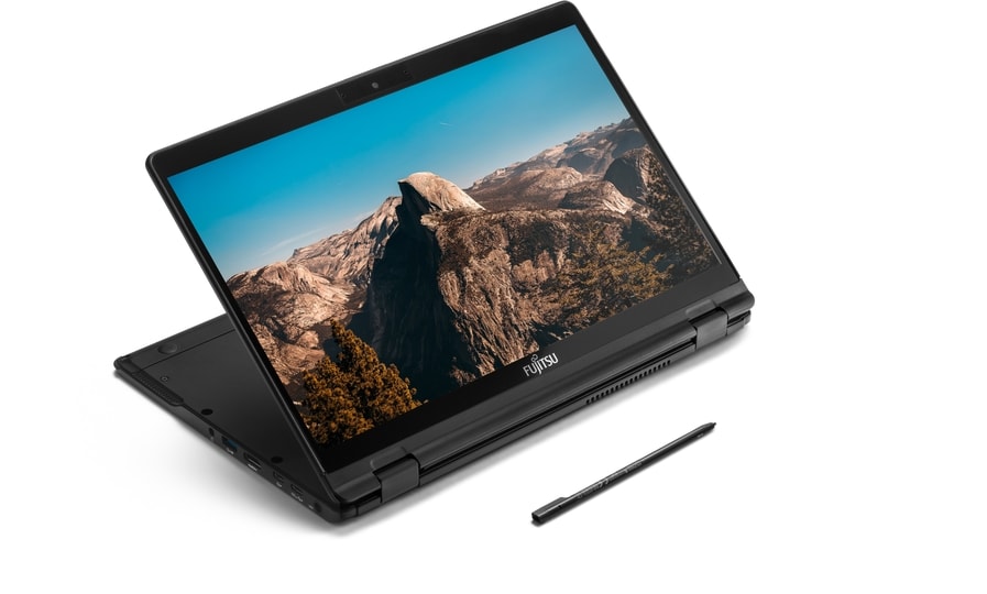 The Fujitsu UH-X convertible 2-in-1 notebook is priced at  <span class='webrupee'>₹</span>86,990 and as the name suggests, it can be used as a laptop or as a tab.