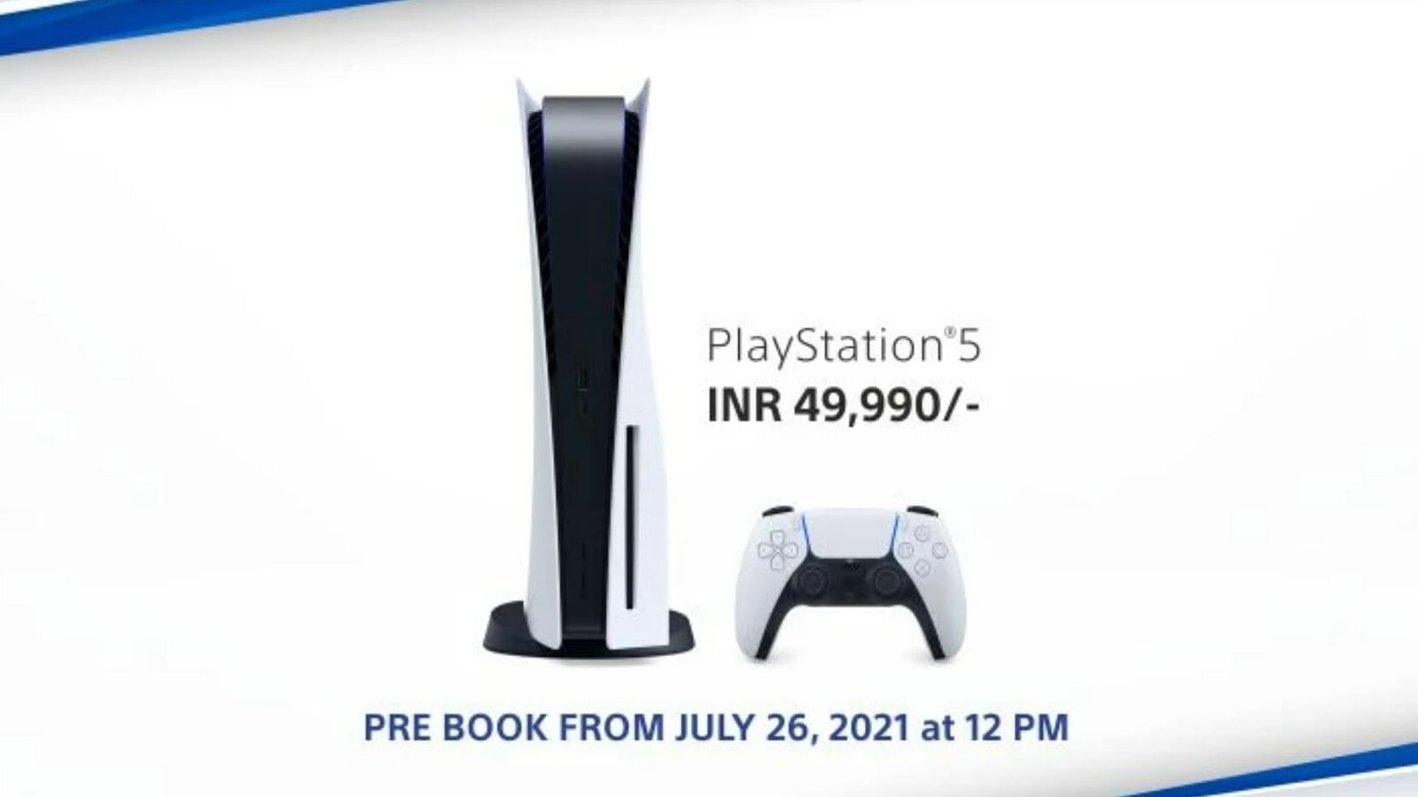 Sony Ps5 Restock In India Date And Time Good News For Gamers Pre Orders Start On July 26 Ht Tech