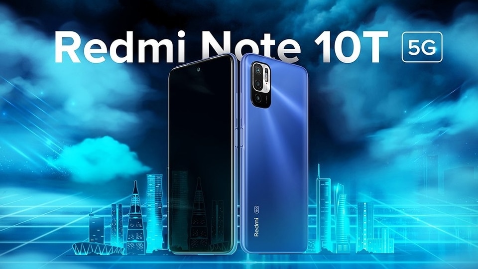 Redmi Note 10T 5G smartphone will go on sale on Amazon today at noon.