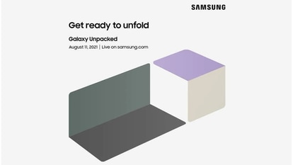 The invite for the Galaxy Unpacked Event on August 11