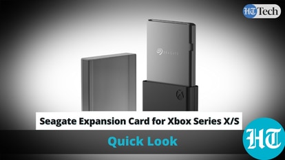 The Seagate Storage Expansion Card for Xbox Series X/S.