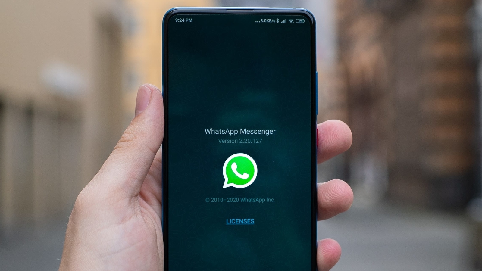 You can use WhatsApp with voice commands 