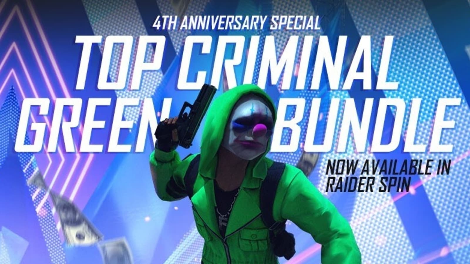 Free Fire MAX Criminal Royale: Get Purple Top Criminal Bundle in