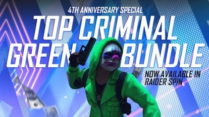 Garena Free Fire game is offering a great chance to gamers to get the iconic Top Green Criminal Bundle.