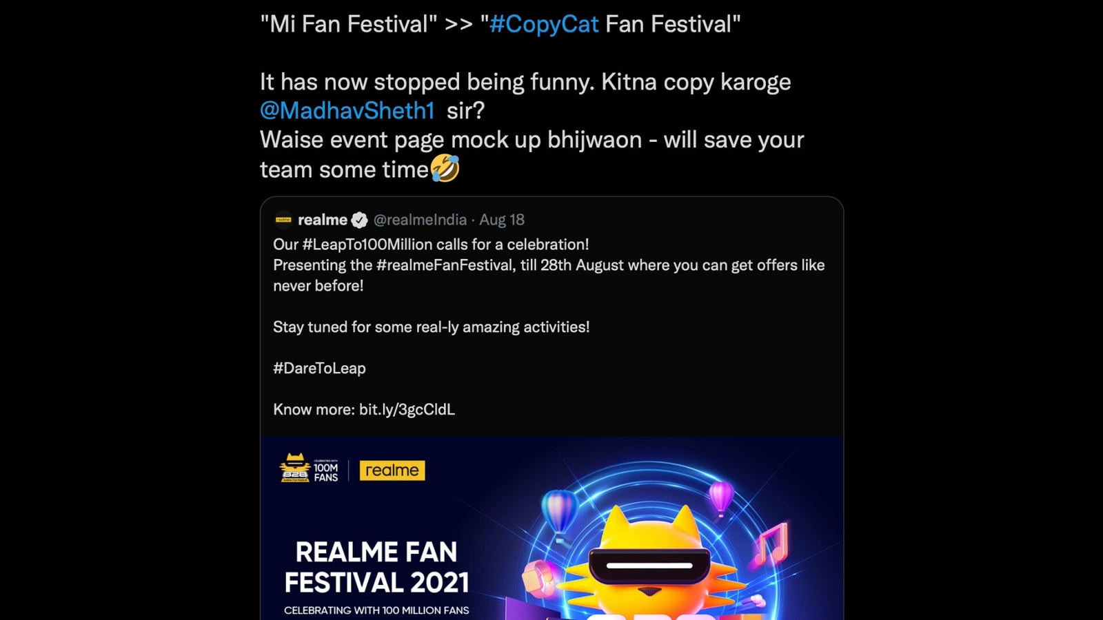 Realme and Xiaomi have been battling it out over products for a while now. Realme and Xiaomi have been battling it out over products for a while now.