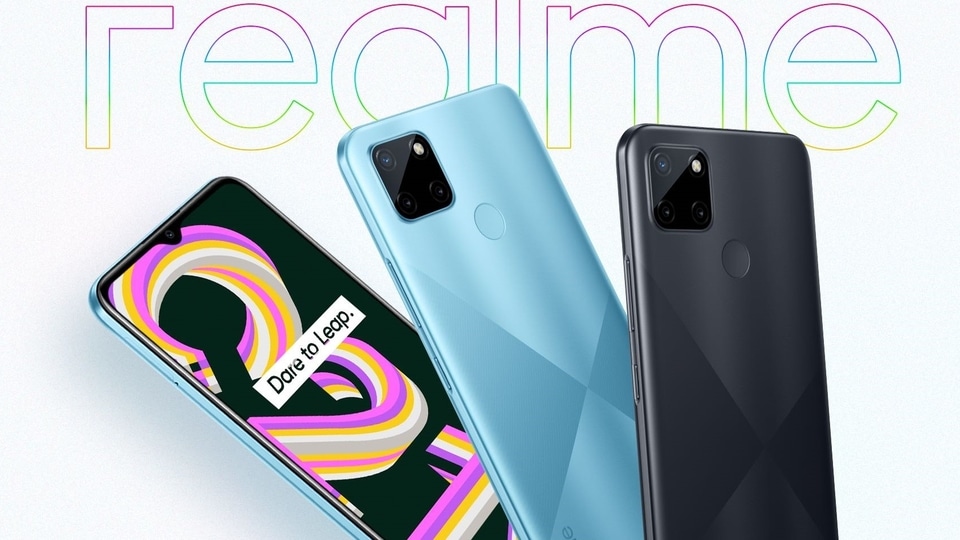 Realme C21Y launch and price: Set for launch on August 23, Realme C21Y smartphone's availability and pricing is as yet unclear. It will in any case be available on Realme website. Indication are that it will be priced at under <span class='webrupee'>₹</span>12000. The device is expected to be powered by an octa core Unisoc T610 chipset and 4GB of RAM with 64GB of internal storage. The device could come with a 5,000mAh battery and a triple rear camera setup including a 13MP primary sensor and two 2MP sensors for macro and monochrome images.