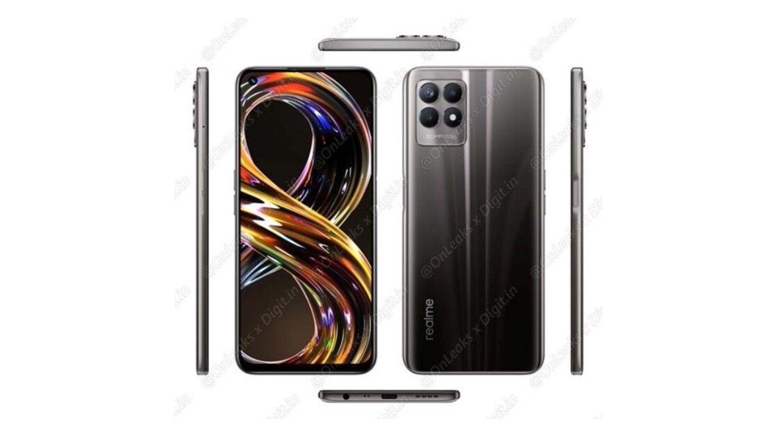 Realme 8i is seen sporting a triple rear camera setup. It could be led by a 50MP primary sensor Realme 8i is seen sporting a triple rear camera setup. It could be led by a 50MP primary sensor
