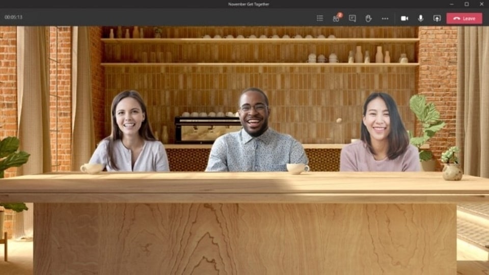 With Microsoft Teams Together Mode, users can turn any regular video call into a shared virtual environment.