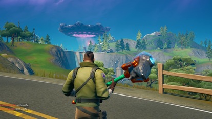 A Fortnite leak is suggesting that the 'Mothership is coming down.' On Twitter the leak is predicting a big Fortnite island disaster.