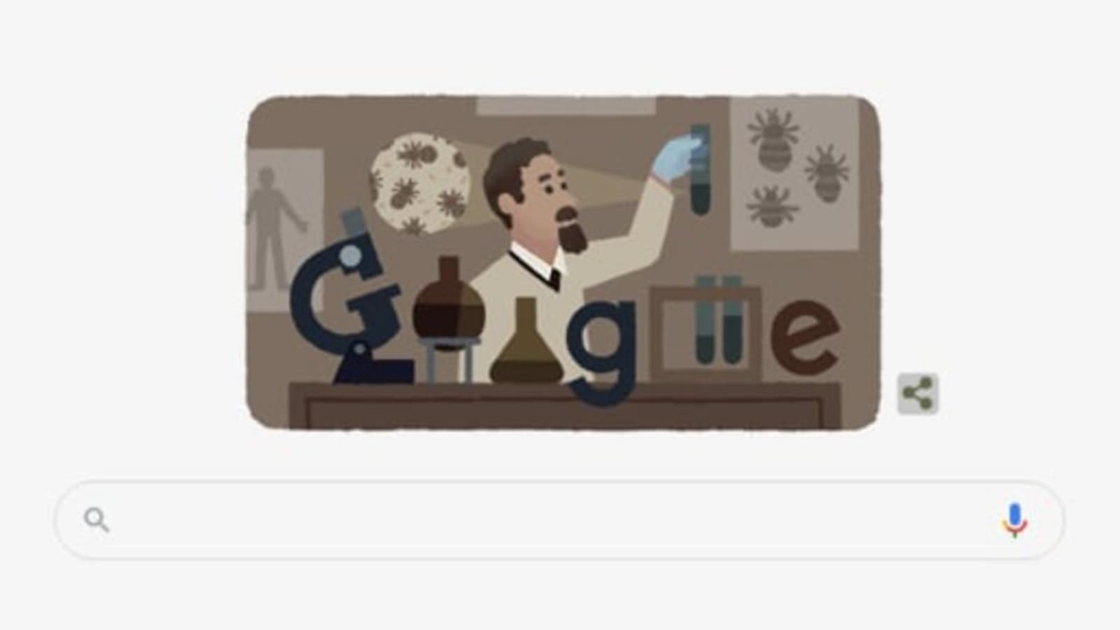 Google Doodle today: To this day, Rudolf Stefan Weigl is widely lauded as a remarkable scientist and a hero. His work has been honoured by two Nobel Prize nominations.