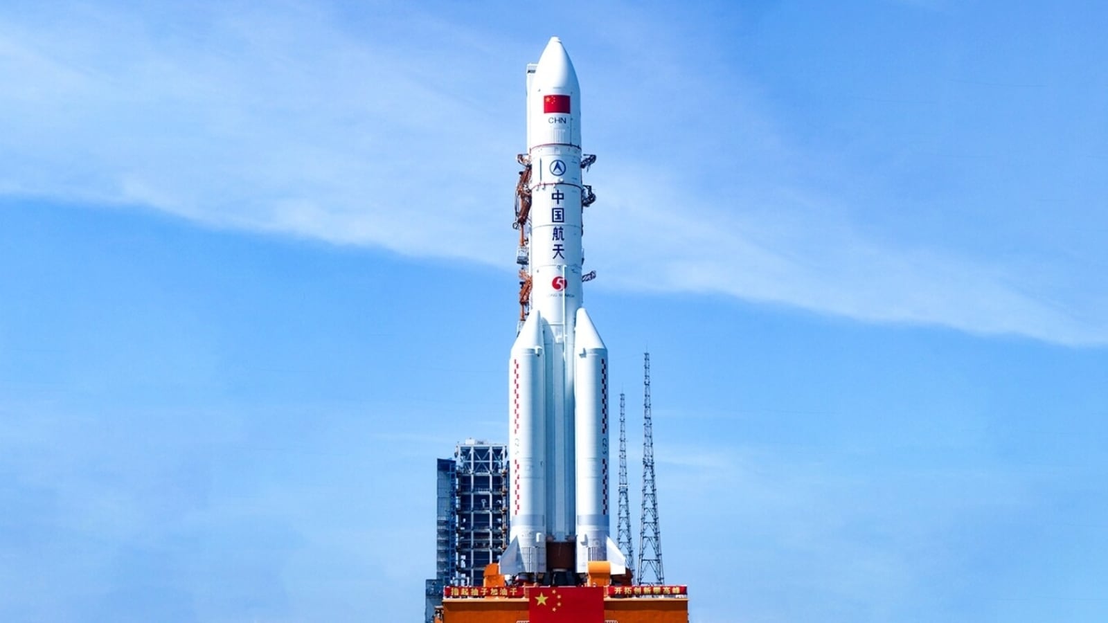 China's Long March 5 will be upgraded for the lunar mission. 