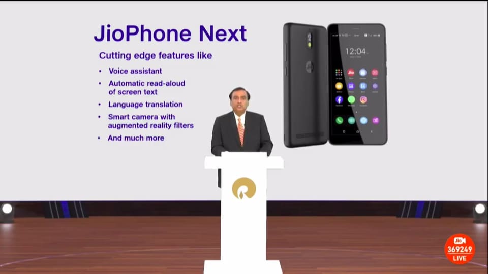 Here we tell you all that you would want to know about the JioPhone Next price and specs. Google chief Sundar Pichai and RIL chief Mukesh Ambani had earlier revealed that the JioPhone Next will run Android Go version of the Google OS.