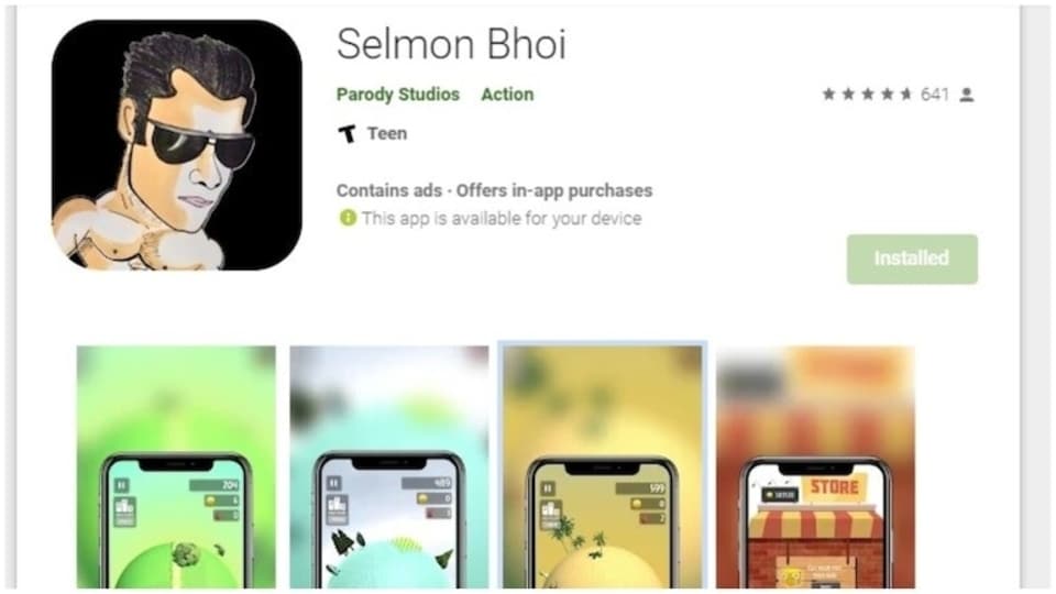 The video game called Selmon Bhoi, which is based on an incident involving actor Salman Khan, has been placed under temporary restraint on Google Play Store by Mumbai civil court.
