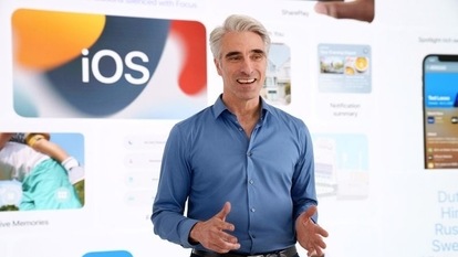 iOS 15 download: Apple's senior vice president of Software Engineering Craig Federighi introduces iOS 15 during Apple's Worldwide Developers Conference at Apple Park in Cupertino, California, U.S., June 7, 2021. Brooks Kraft/Apple Inc/Handout via REUTERS