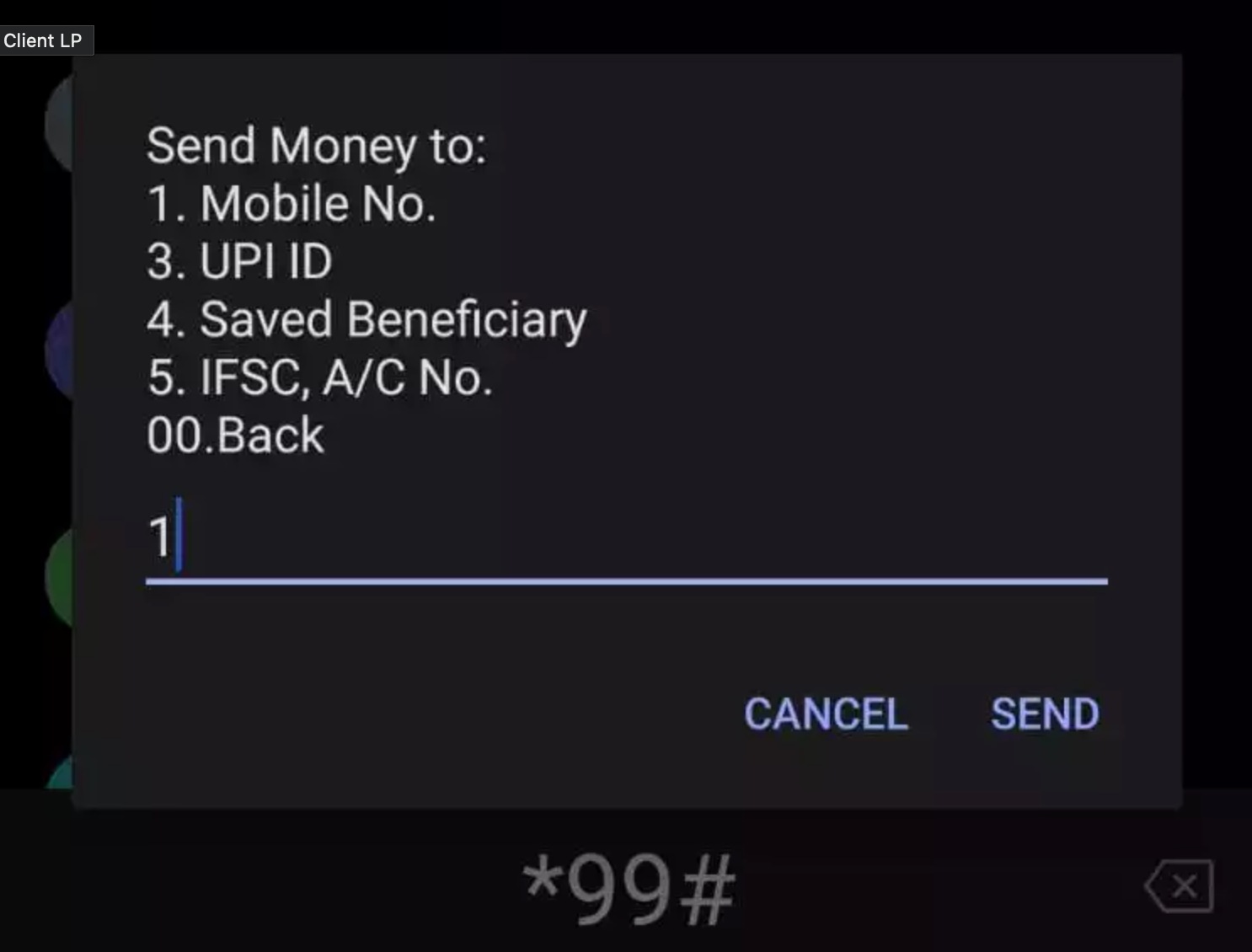 Pick who you need to send the money to Pick who you need to send the money to
