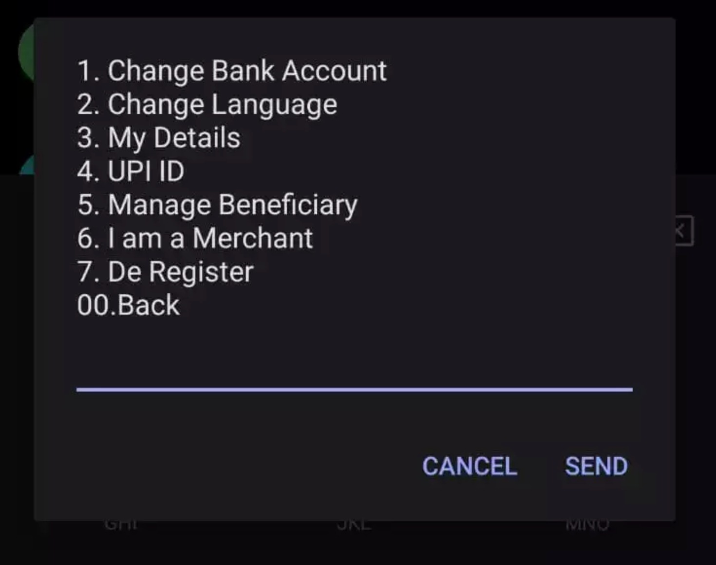 Select the seventh option to deregister Select the seventh option to deregister