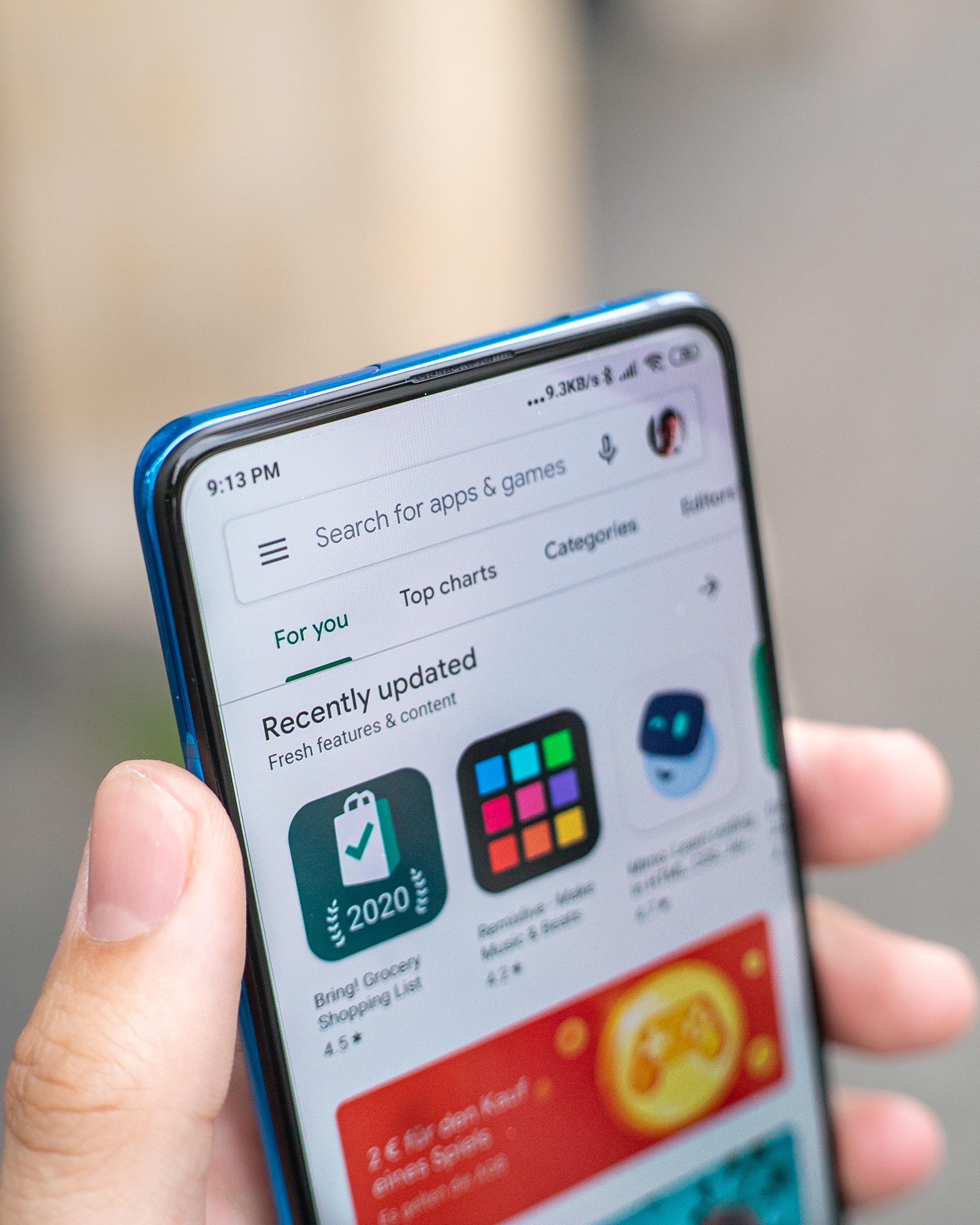 Google announced that Play Store